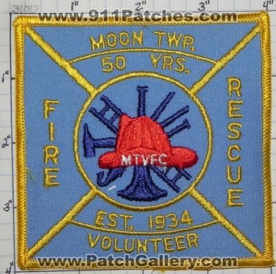 Moon Township Volunteer Fire Rescue Department 50 Years (Pennsylvania)
Thanks to swmpside for this picture.
Keywords: twp. yrs. dept.