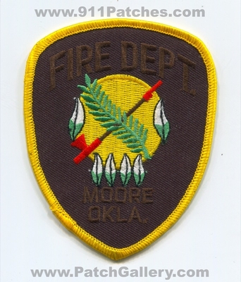 Moore Fire Department Patch (Oklahoma)
Scan By: PatchGallery.com
Keywords: dept. okla.