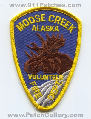 Moose Creek Volunteer Fire Department Patch (Alaska)
Scan By: PatchGallery.com
Keywords: vol. dept.