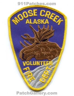 Moose Creek Volunteer Fire Department Patch (Alaska)
Scan By: PatchGallery.com
Keywords: vol. dept.