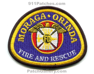 Moraga Orinda Fire and Rescue Department Patch (California)
Scan By: PatchGallery.com
Keywords: dept. fd