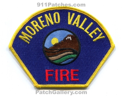 Moreno Valley Fire Department Patch (California)
Scan By: PatchGallery.com
Keywords: dept.