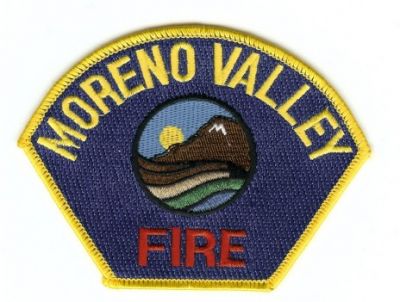 Moreno Valley Fire
Thanks to PaulsFirePatches.com for this scan.
Keywords: california
