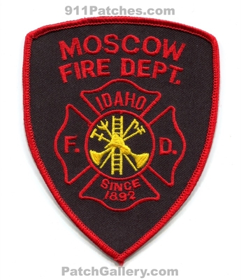 Moscow Fire Department Patch (Idaho)
Scan By: PatchGallery.com
Keywords: dept. f.d. fd since 1892
