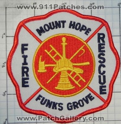 Mount Hope Funks Grove Fire Rescue Department (Illinois)
Thanks to swmpside for this picture.
Keywords: dept.