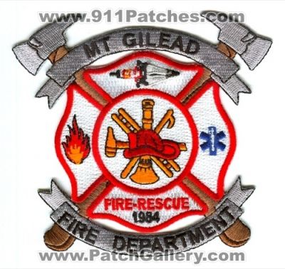 Mount Gilead Fire Rescue Department (Tennessee)
Scan By: PatchGallery.com
Keywords: mt. dept.