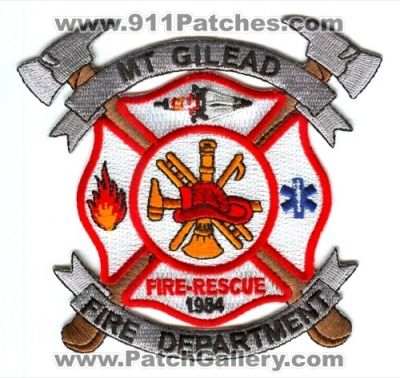 Mount Gilead Fire Rescue Department (Tennessee)
Scan By: PatchGallery.com
Keywords: mt. dept.