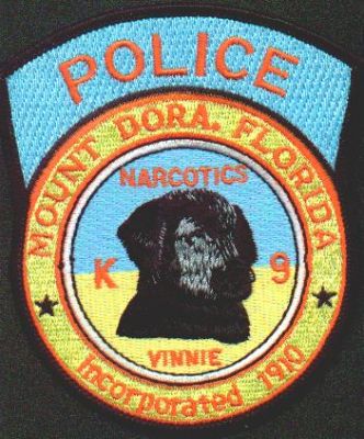 Mount Dora Police K-9 Narcotics
Thanks to EmblemAndPatchSales.com for this scan.
Keywords: florida mt k9