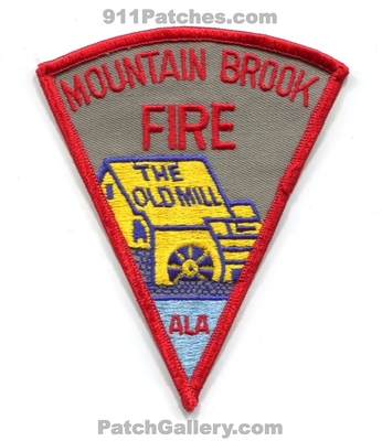 Mountain Brook Fire Department Patch (Alabama)
Scan By: PatchGallery.com
Keywords: dept. the old mill