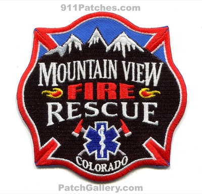 Mountain View Fire Rescue Department Patch (Colorado)
[b]Scan From: Our Collection[/b]
Keywords: dept.