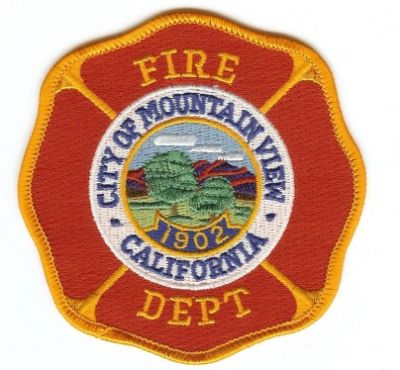 Mountain View Fire Dept
Thanks to PaulsFirePatches.com for this scan.
Keywords: california department city of