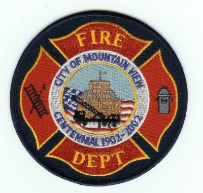Mountain View Fire Dept
Thanks to PaulsFirePatches.com for this scan.
Keywords: california department city of