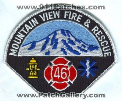 Mountain View Fire and Rescue Department King County District 46 Patch (Washington)
Scan By: PatchGallery.com
Keywords: & dept. co. dist. number no. #46