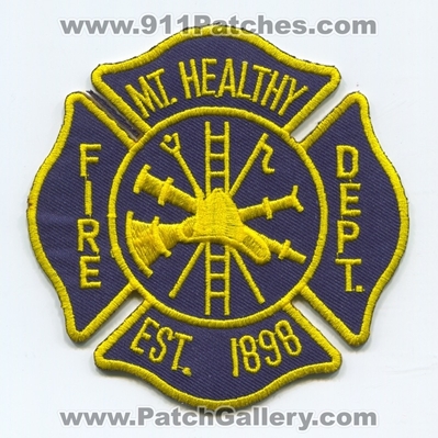 Mount Healthy Fire Department Patch (Ohio)
Scan By: PatchGallery.com
Keywords: mt. dept. est. 1898
