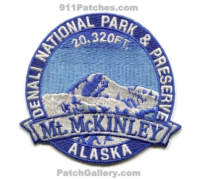 Mount McKinley Denali National Park and Preserve Patch (Alaska)
Scan By: PatchGallery.com
Keywords: mt. 20,320 feet ft.