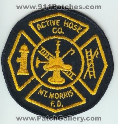 Mount Morris Fire Department Active Hose Company (New York)
Thanks to Mark C Barilovich for this scan.
Keywords: mt. f.d. dept. co.