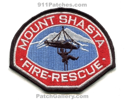 Mount Shasta Fire Rescue Department Patch (California)
Scan By: PatchGallery.com
Keywords: mt. dept.
