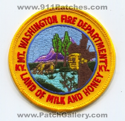 Mount Washington Fire Department Patch (Kentucky)
Scan By: PatchGallery.com
Keywords: mt. dept. ky. land of milk and honey