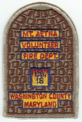 Mount Aetna Volunteer Fire Dept Co 16
Thanks to PaulsFirePatches.com for this scan.
Keywords: maryland department mt company washington county