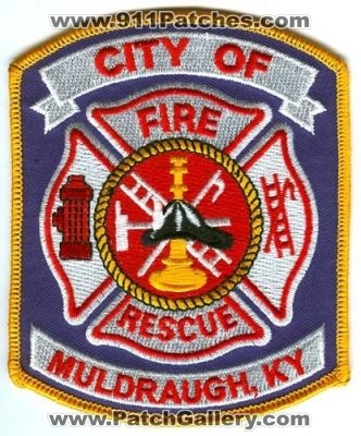 Muldraugh Fire Rescue Patch (Kentucky)
[b]Scan From: Our Collection[/b]
Keywords: city of