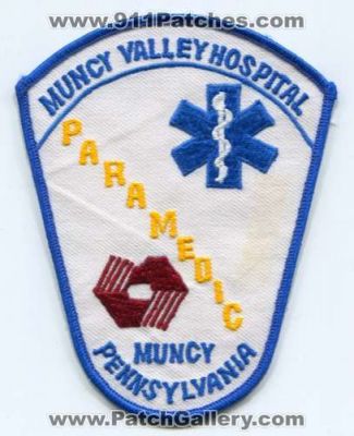 Muncy Valley Hospital Paramedic (Pennsylvania)
Scan By: PatchGallery.com
Keywords: ems