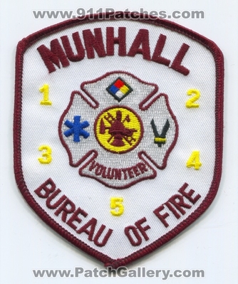 Munhall Volunteer Fire Department Bureau Patch (Pennsylvania)
Scan By: PatchGallery.com
Keywords: vol. dept. of 1 2 3 4 5