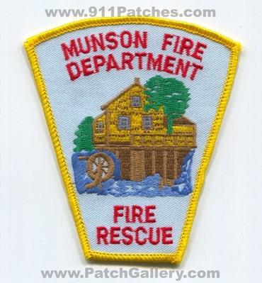 Munson Fire Rescue Department Patch (Ohio)
Scan By: PatchGallery.com
Keywords: dept.