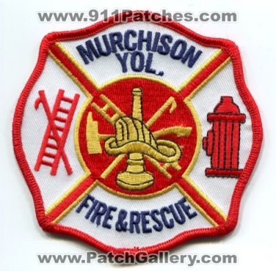 Murchison Volunteer Fire and Rescue Department (Texas)
Scan By: PatchGallery.com
Keywords: vol. & dept.