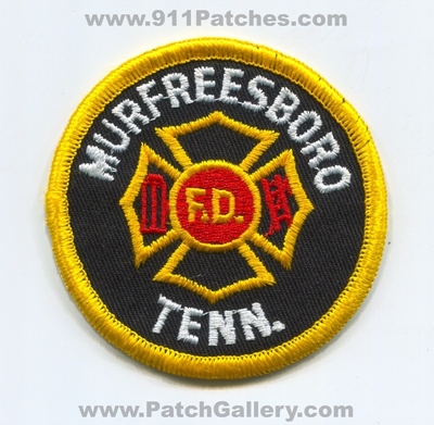 Murfreesboro Fire Department Patch (Tennessee)
Scan By: PatchGallery.com
Keywords: dept. f.d. fd tenn.