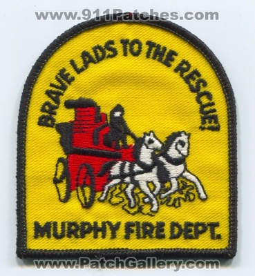 Murphy Fire Department Patch (Texas)
Scan By: PatchGallery.com
Keywords: dept. brave lads to the rescue