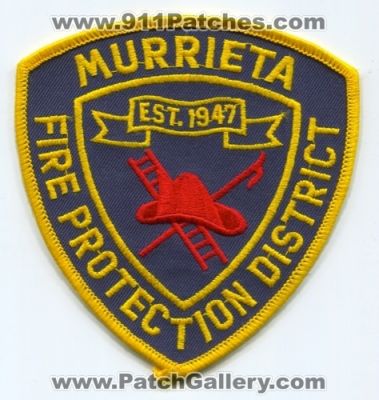 Murrieta Fire Protection District (California)
Scan By: PatchGallery.com
Keywords: department dept.
