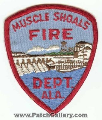 Muscle Shoals Fire Dept (Alabama)
Thanks to PaulsFirePatches.com for this scan.
Keywords: department
