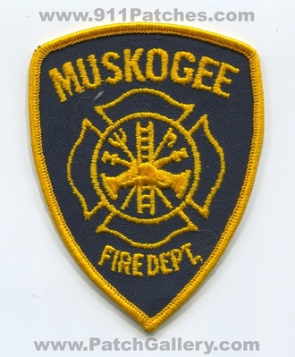 Muskogee Fire Department Patch (Oklahoma)
Scan By: PatchGallery.com
Keywords: dept.