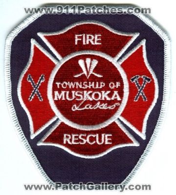 Muskoka Lakes Fire Rescue (Canada)
Scan By: PatchGallery.com
Keywords: township of