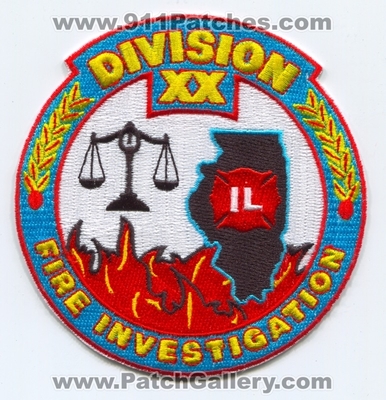 Mutual Aid Box Alarm Systems MABAS Division 20 Fire Investigation Patch (Illinois)
Scan By: PatchGallery.com
Keywords: department dept. xx
