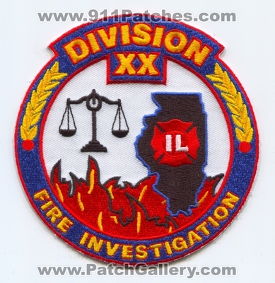 Mutual Aid Box Alarm Systems MABAS Division 20 Fire Investigation Patch (Illinois)
Scan By: PatchGallery.com
Keywords: M.A.B.A.S. Div. XX Department Dept.