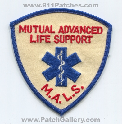 Mutual Advanced Life Support MALS Ambulance EMS Patch (UNKNOWN STATE)
Scan By: PatchGallery.com
Keywords: m.a.l.s. emt paramedic