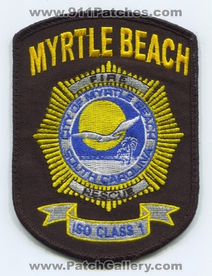 Myrtle Beach Fire Rescue Department Patch (South Carolina)
Scan By: PatchGallery.com
Keywords: city of dept. iso class 1