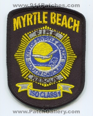 Myrtle Beach Fire Rescue Department Patch (South Carolina)
Scan By: PatchGallery.com
Keywords: city of dept. iso class 1