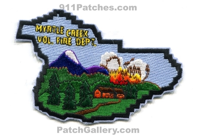 Myrtle Creek Volunteer Fire Department Patch (Oregon)
Scan By: PatchGallery.com
Keywords: vol. dept.