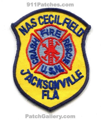 Naval Air Station NAS Cecil Field Crash Fire Rescue Department USN Navy Military Patch (Florida)
Scan By: PatchGallery.com
Keywords: n.a.s. cfr dept. arff aircraft airport firefighter firefighting u.s.n. fla