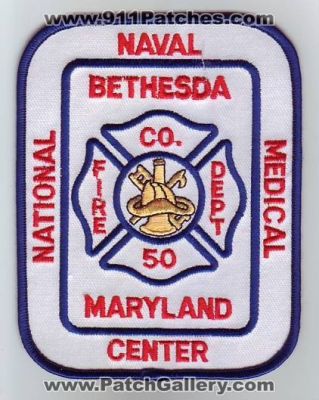 National Naval Medical Center Bethesda Fire Department Company 50 (Maryland)
Thanks to Dave Slade for this scan.
Keywords: usn navy co. dept.