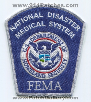 National Disaster Medical System NDMS Federal Emergency Management Agency FEMA Patch (Washington DC)
Scan By: PatchGallery.com
Keywords: n.d.m.s. f.e.m.a. united states us u.s. department dept. of homeland security