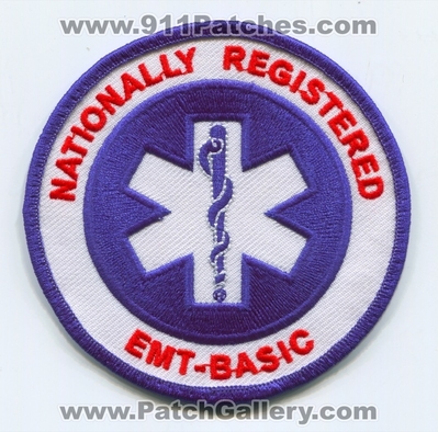 Nationally Registered Emergency Medical Technician NREMT Basic EMS Patch (No State Affiliation)
Scan By: PatchGallery.com
Keywords: nremtb n.r.e.m.t.b. ambulance emt-basic