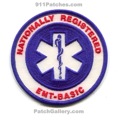 Nationally Registered Emergency Medical Technician NREMT Basic EMS Patch (No State Affiliation) (Reflective)
Scan By: PatchGallery.com
Keywords: nremtb n.r.e.m.t.b. ambulance