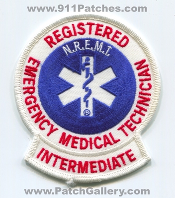 Nationally Registered Emergency Medical Technician NREMT Intermediate EMS Patch (No State Affiliation)
Scan By: PatchGallery.com
Keywords: n.r.e.m.t.i. nremti ambulance services