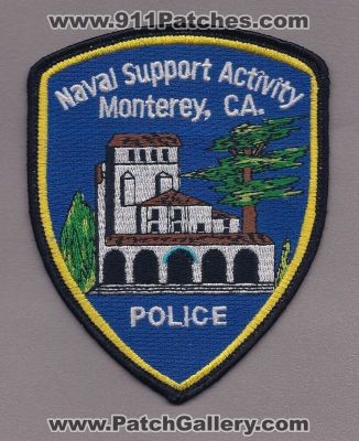 Naval Support Activity Monterey Police Department (California)
Thanks to PaulsFirePatches.com for this scan.
Keywords: nsa ca. usn navy