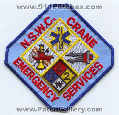 Naval Surface Warfare Center NSWC Crane Emergency Services USN Navy Military Patch (Indiana)
Scan By: PatchGallery.com
Keywords: n.s.w.c. fire rescue ems department dept.