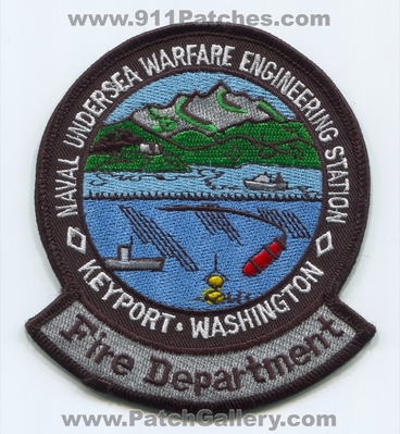 Naval Undersea Warfare Engineering Station Fire Department USN Navy Military Patch (Washington)
Scan By: PatchGallery.com
Keywords: NUWES N.U.W.E.S. Dept. Keyport