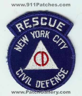 New York City Civil Defense Rescue (New York)
Thanks to Mark C Barilovich for this scan.
Keywords: cd